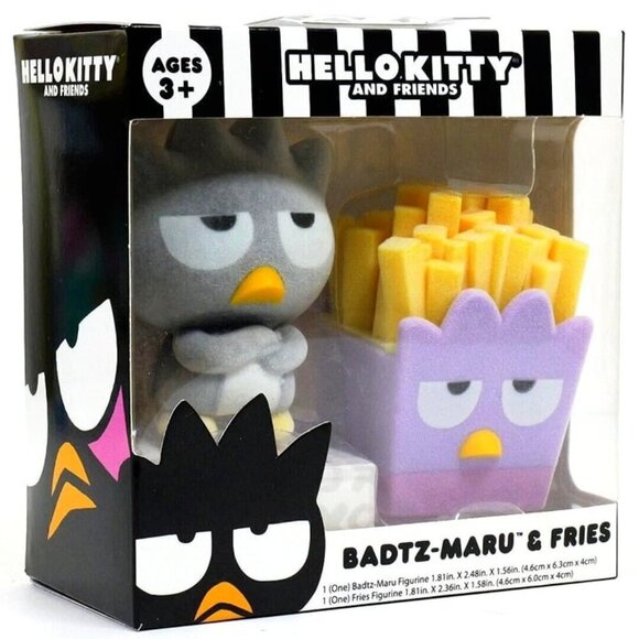 Sanrio Hello Kitty and Friends - Badtz-Maru & Fries - Flocked - Picture 2 of 4